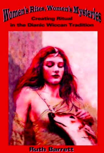 Ruth Barrett's book cover showing artistic interpretation of the Goddess Diana