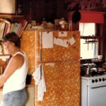 CottageFrigInLivingRoom Lavender