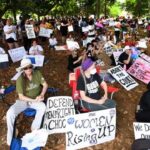 Emma and Meta abortion rights rallly Alabama ARchives 2022 Mickey welsh