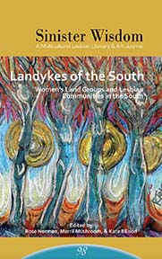 Cover of Landykes of the South surreal images of trees and moons