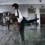 Theresa Barry dancing foreground Lee Dunavant in back 70s