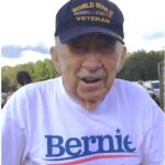 Marie Steoinwachs Dad in Bernie shirt OPT