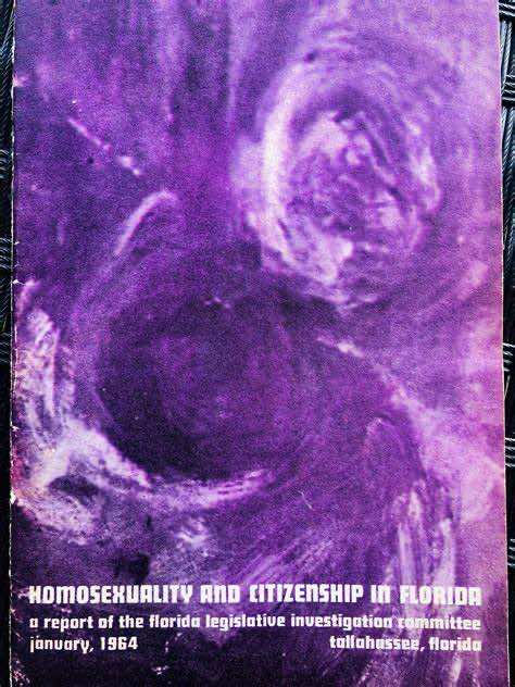 purple book cover and title homosexuality and citizenship in Florida