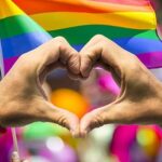 Remembrance flag heart hands