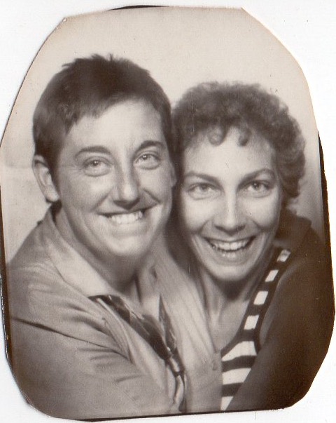 Leaf and Drea in Photo Booth photo.