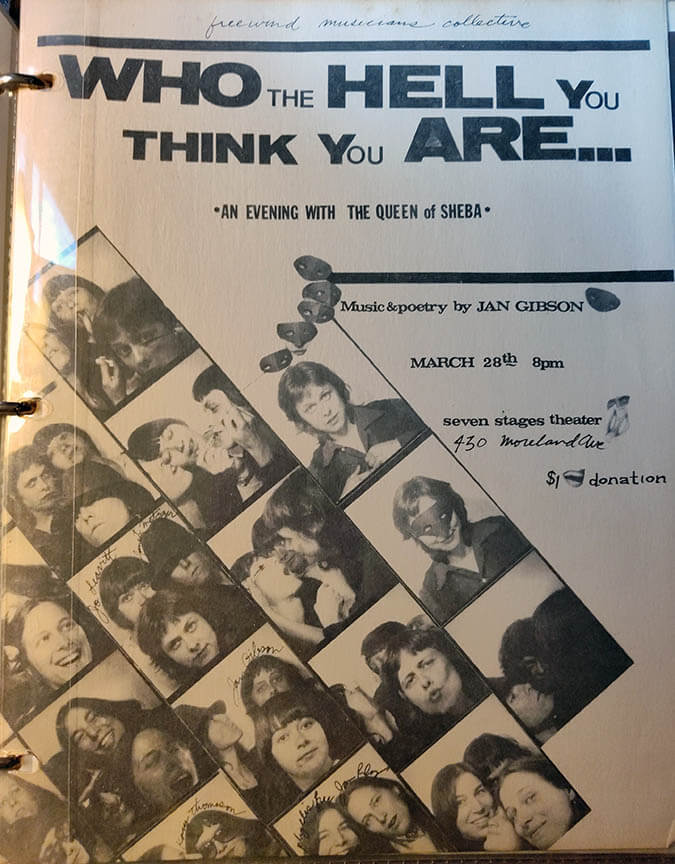 poster for Who the Hell You Think You Are with thumbnail photos of the band members