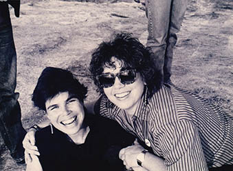 J B Sapp and Jaen Black left to right