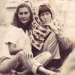 Bonnie Netherton with Barbara Deming1983 peace walk