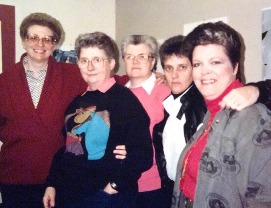 Katherine V. Forrest, Barbara Grier, Donna McBride, Rand Hall, Nancy Valmus